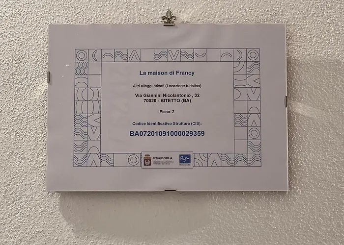 Bed & Breakfast La Maison Da Francy